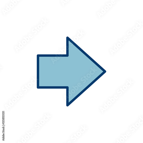 Arrow icon vector isolated on white background. Arrow symbol. Arrow vector icon