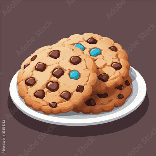 dessert, cookie, food, sweet, biscuit, bakery, background, chocolate, delicious, snack, candy, brown, homemade, bake, tasty, cake, isolated, chip, breakfast, pastry, closeup, fresh, crunchy, sugar, ve