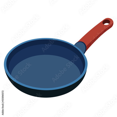 frying pan isolated on white