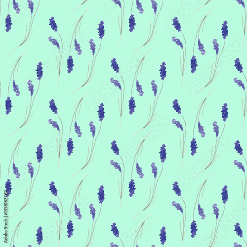 seamless floral pattern with flowers
