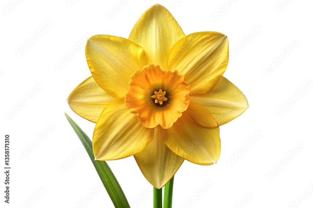 Fototapeta premium Daffodil Clipart Illustration Spring Flowers