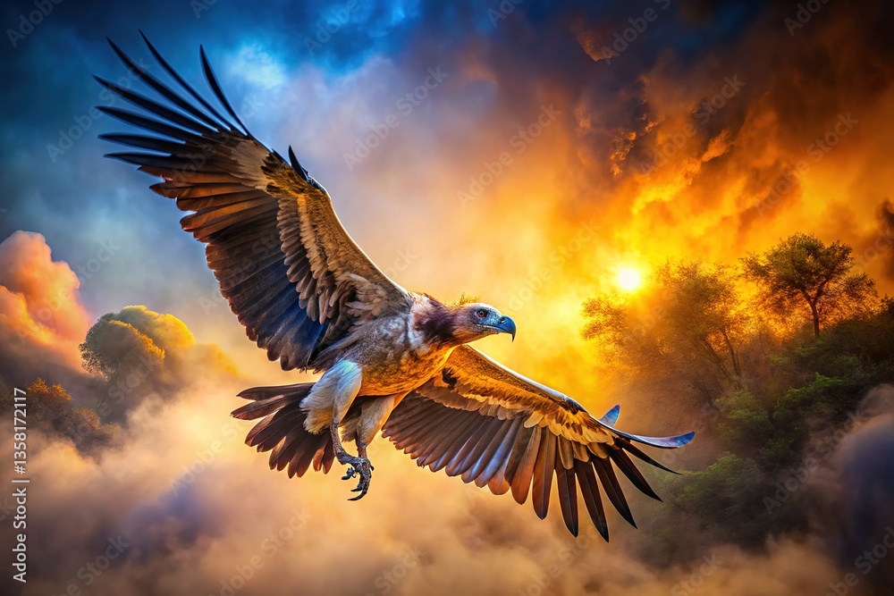 Fototapeta premium Cinereous Vulture Sound - Avian Acoustics