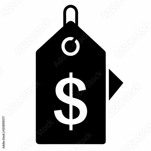 vector illustration of a dollar sign