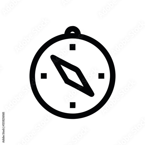 Free Download Compass with north indicator icon - GFXLoad