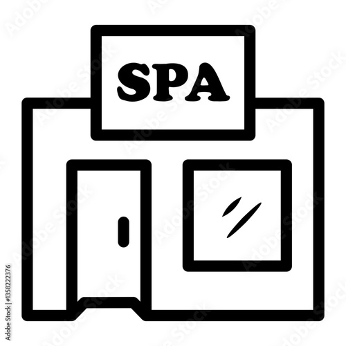 salon Line Icon
