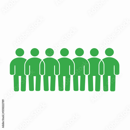 Free vector people group friend symbol icon label sticker