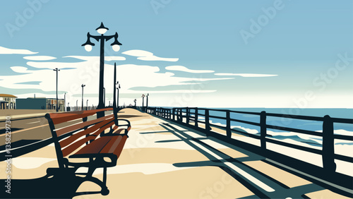Ocean Breeze at Long Beach, New York