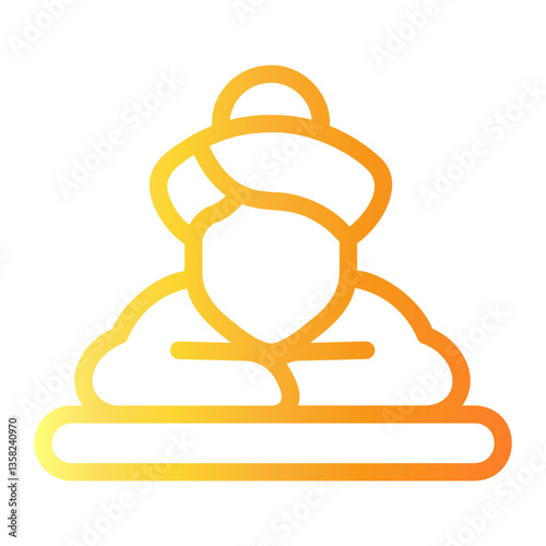 treatment Line Gradient Icon