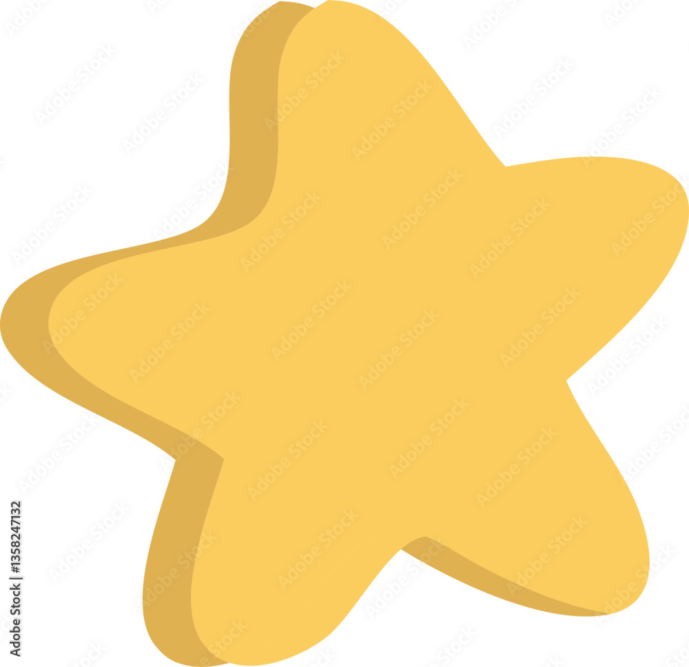 3d golden star 3d golden star