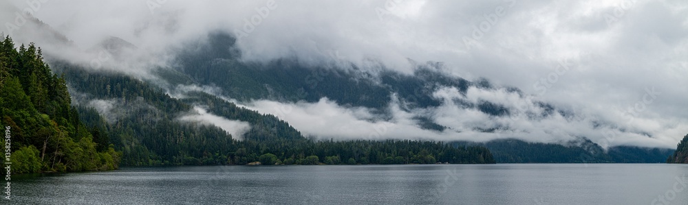 Lake Crescent in Olympic Peninsula, WA