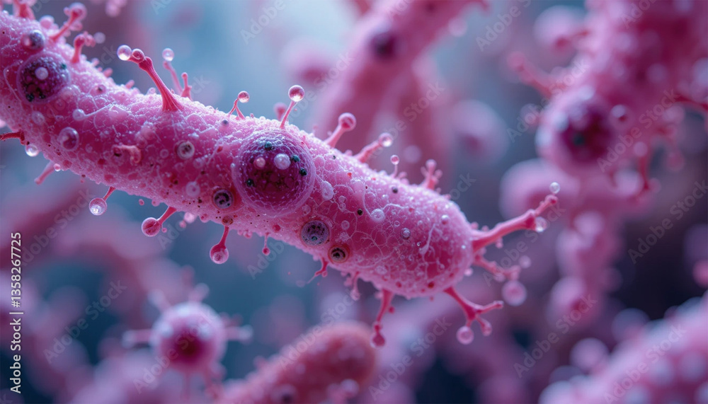 Fototapeta premium close up bacteria