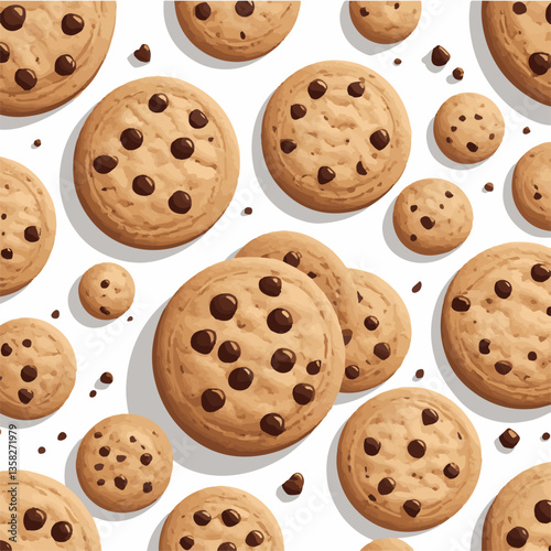 dessert, cookie, food, sweet, biscuit, bakery, background, chocolate, delicious, snack, candy, brown, homemade, bake, tasty, cake, isolated, chip, breakfast, pastry, closeup, fresh, crunchy, sugar, ve