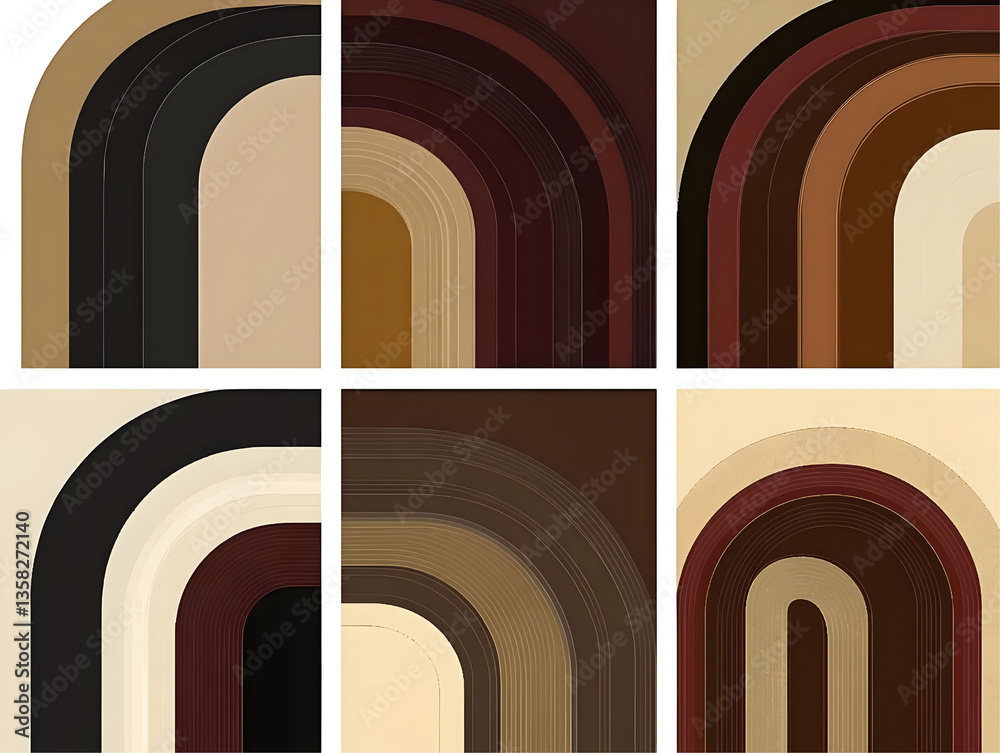 Fototapeta premium Abstract Curves Shapes Color Transparent Isolated Background Design