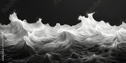 black and white abstract background