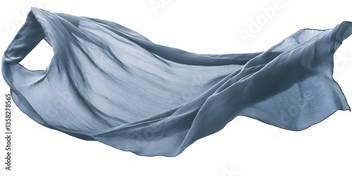 Abstract Fabric Cloth Texture Wave Background in Transparent Rendering
