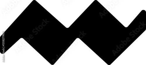 Music notes Musical key signs icon in flat style. isolated on transparent background.