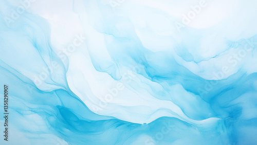 Wallpaper Mural 水に液体が混ざるようなイメージの水彩テクスチャー Torontodigital.ca