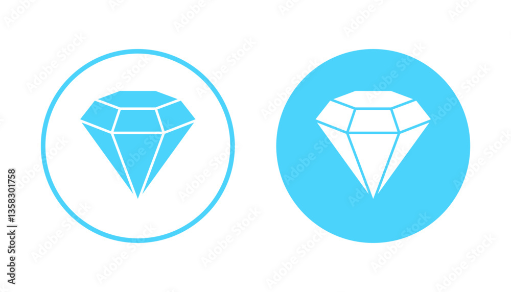 Diamond icon vector. diamond gems sign and symbol Diamond icon vector. diamond gems sign and symbol
