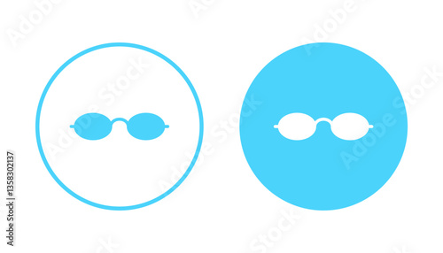 Glasses icon vector. Glasses sign and symbol