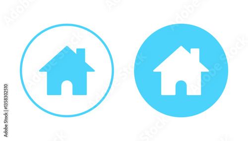 House icon vector. Home sign and symbol