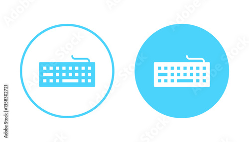 Keyboard icon vector. keyboard sign and symbol