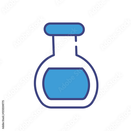 Lab Flask icon vector stock illustration