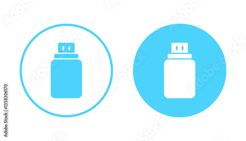 Usb icon vector. Flash disk sign and symbol. flash drive sign.