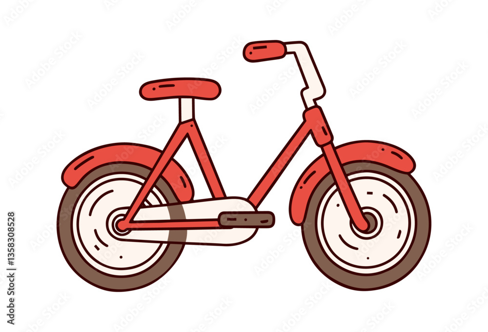 Fototapeta premium bike bicycle illustration