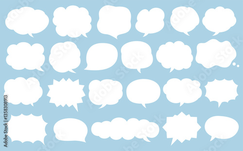 ふきだしデザインセット！豊富なバリエーション