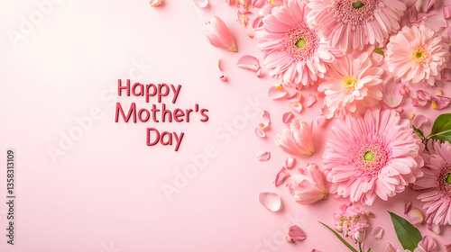 Mother's Day,  gift，present， mom ，card, design, love, illustration, decoration, beauty, flowers, pattern, greeting, hearttulips, fresh flowers, blessings,