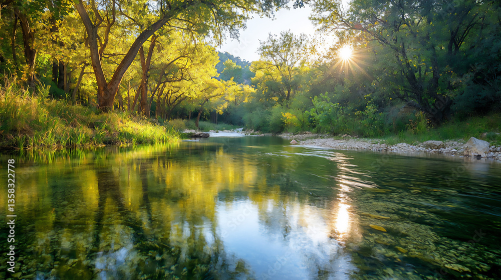 river in forest river in forest