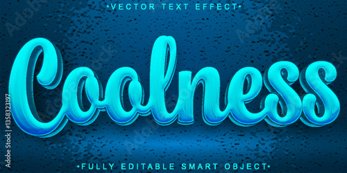 Cartoon Coolness Vector Editable Text Effect Template