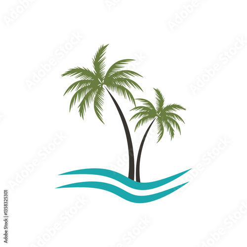 palm tree vector illustration