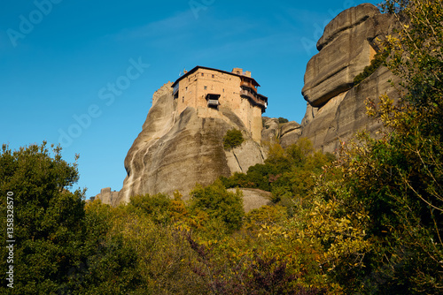 Saint Nicholas Anapafsas Monastery in Meteora, Greece