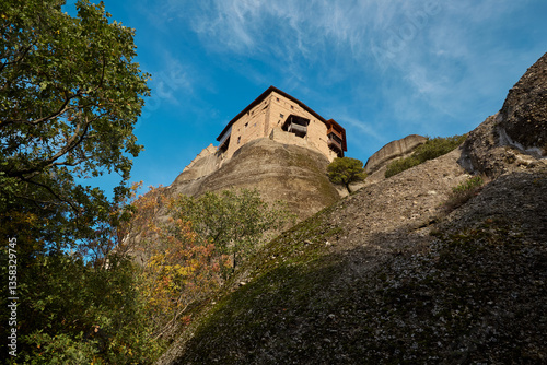Saint Nicholas Anapafsas Monastery in Meteora, Greece
