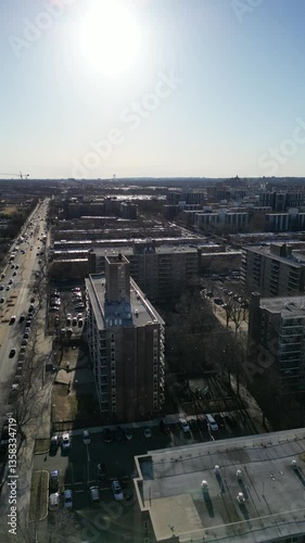 Aerial view over Brooklyn featuring Belt Parkway, Shirley Chisholm State Park, Spring Creek Beach, Pennsylvania Ave, Flatlands Ave, and Howard Beach.