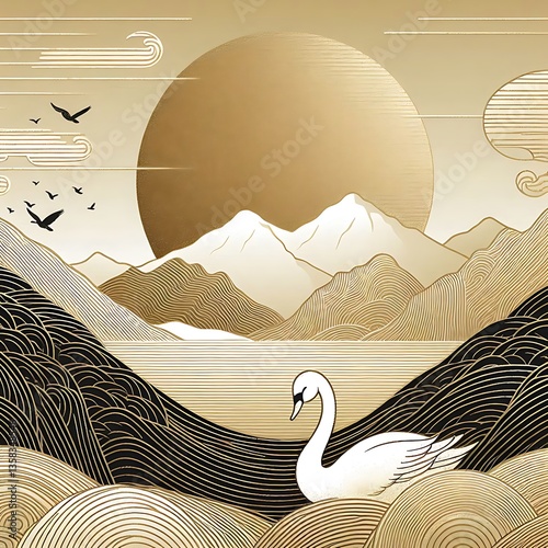 vector illustration of an abstract background