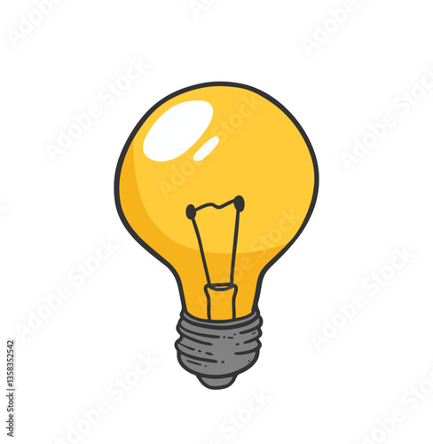 lamp light bulb illustration