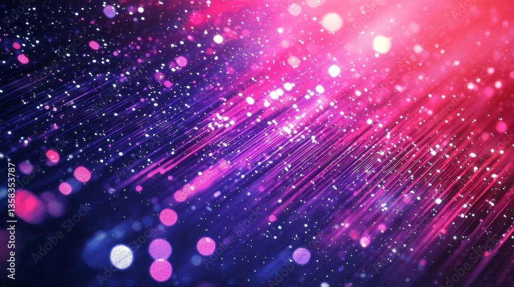 Obraz premium Abstract design showcasing modern light technology in a darkened backdrop.