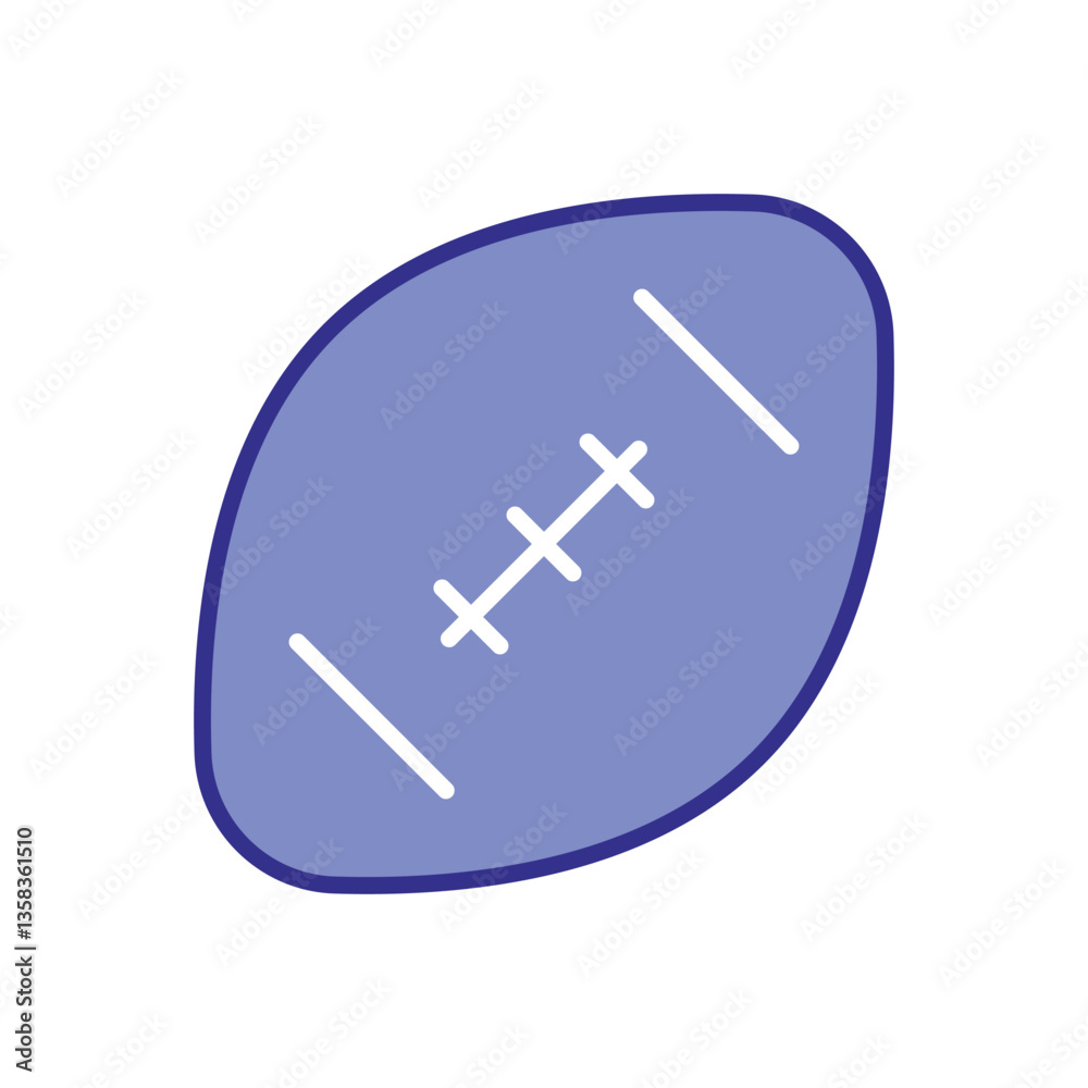 American Football icon vector stock illustration American Football icon vector stock illustration
