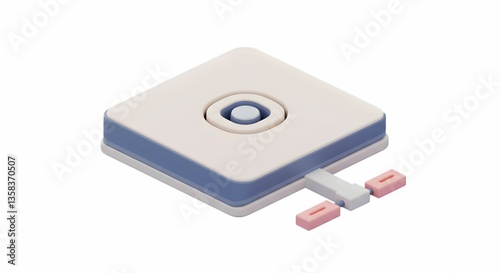 Minimalist Sensor Device Rendering for Smart Home Technology Concept