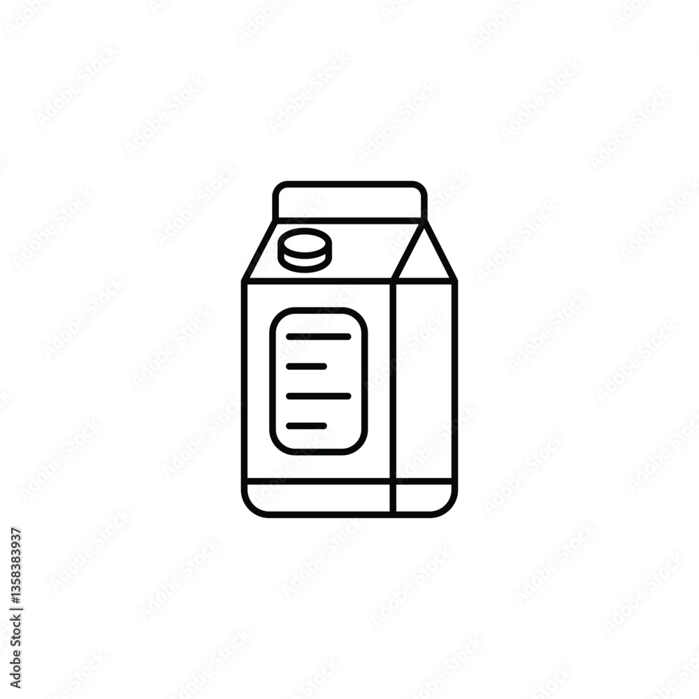 Milk icon design with white background stock illustration Milk icon design with white background stock illustration