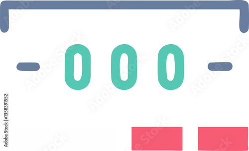 Gradient Loading Screen Icon – Web Browser Buffering Symbol for UX/UI Design