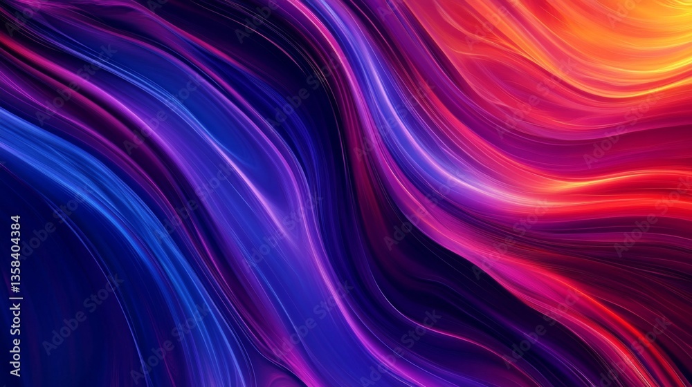Abstract Colorful Waves Background with Dynamic Lines and Fluid Motion Abstract Colorful Waves Background with Dynamic Lines and Fluid Motion