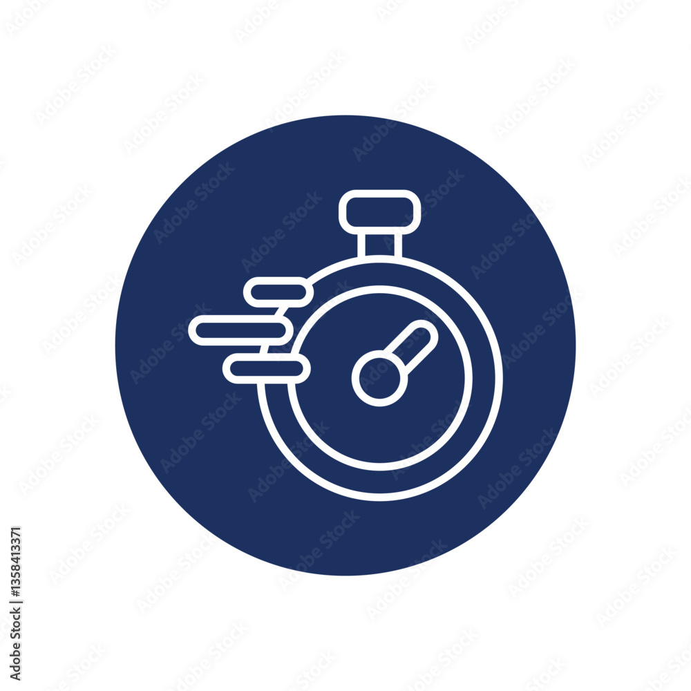 Fast Time icon vector stock illustration Fast Time icon vector stock illustration