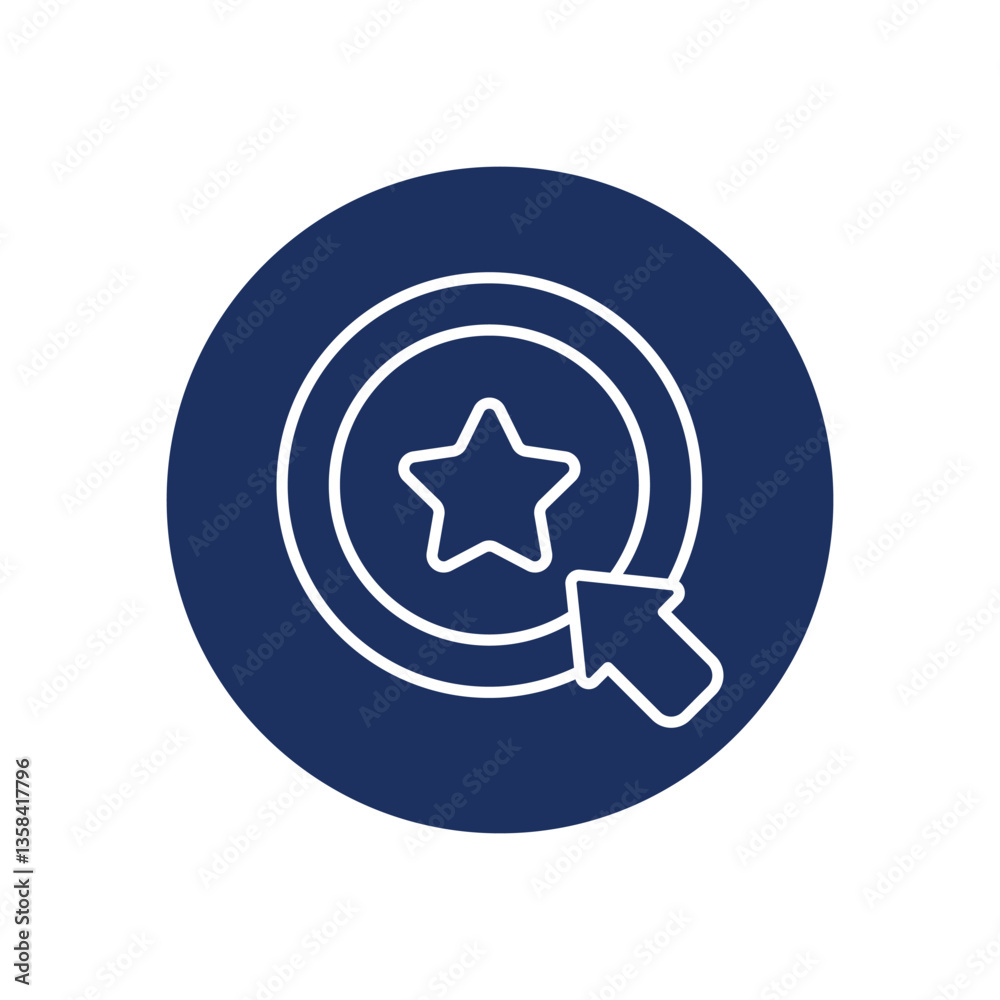 Elect Button icon vector stock illustration Elect Button icon vector stock illustration