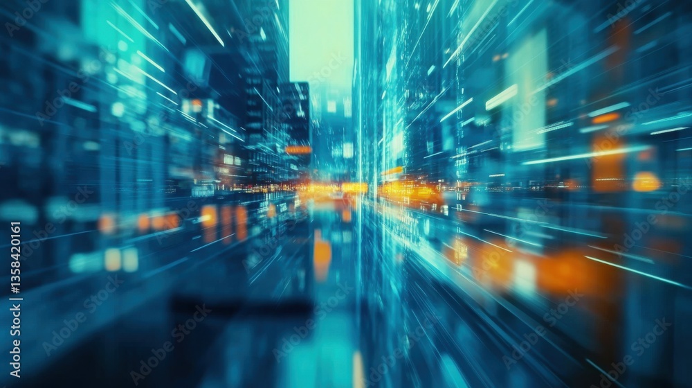 Digital Cityscape Speed and Innovation. Digital Cityscape Speed and Innovation.