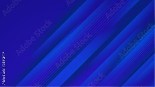 abstract blue gradient background with overlay shapes vector illustration, great for business project, presentation background, and wallpaper