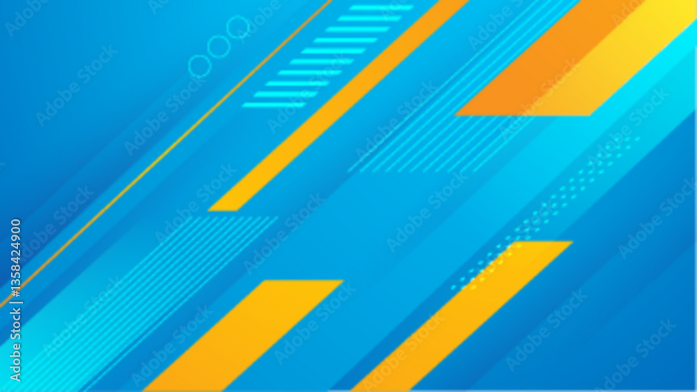 stylish abstract blue and yellow gradient elegant shapes geometric background vector illustration stylish abstract blue and yellow gradient elegant shapes geometric background vector illustration