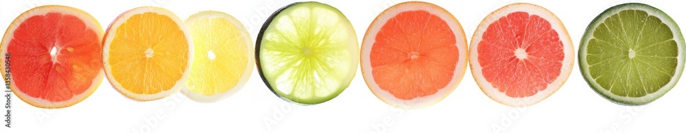 Colorful Citrus Slices Colorful Citrus Slices